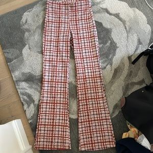 High waisted flare pants